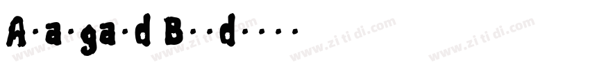 Avangard Bold字体转换
